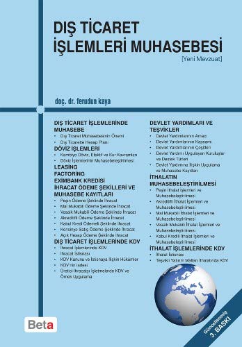 Dış Ticaret İşlemleri Muhasebesi (Paperback)