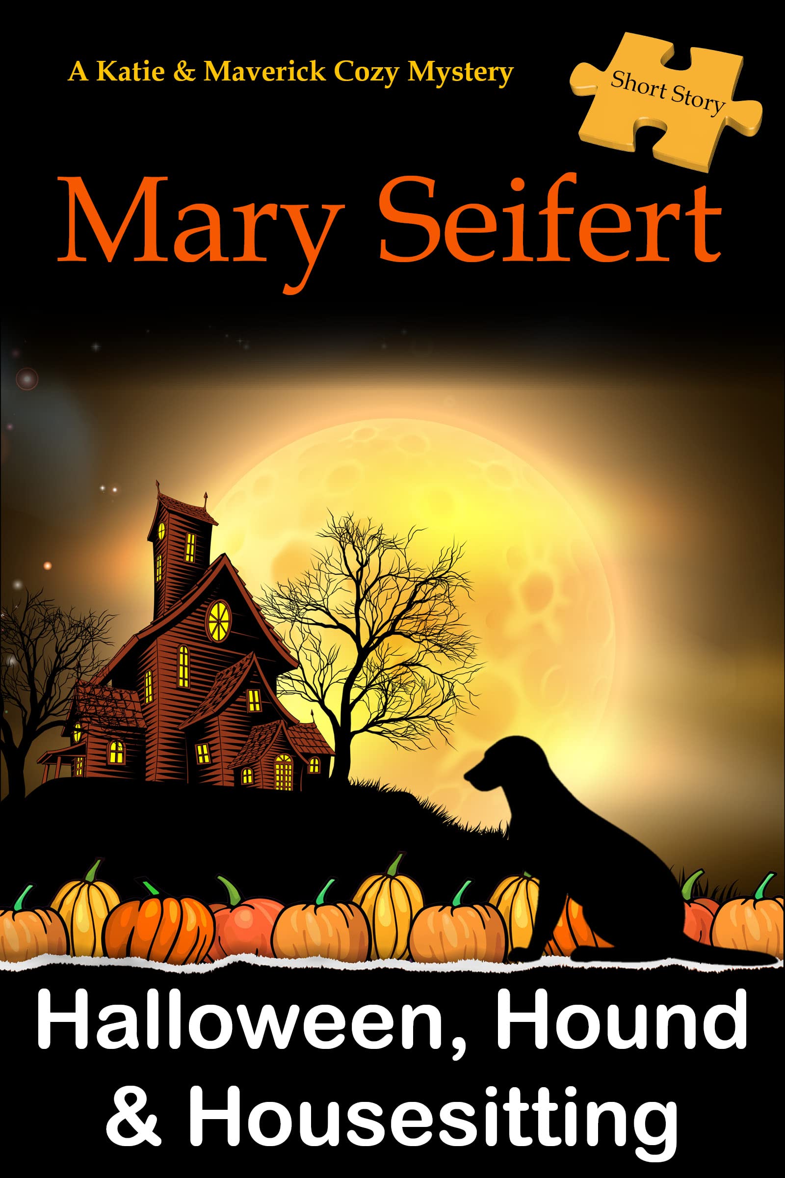 Halloween, Hound, & Housesitting (Katie and Maverick Cozy Mysteries, #4.5)