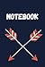 Notebook: Arrow styled colorful blank lined notebook