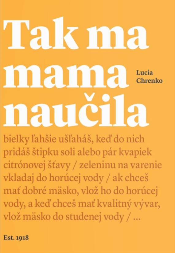 Tak ma mama naučila (Hardcover)