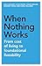 When nothing works: From co...