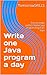Write one Java program a day by TomorrowSKILLS