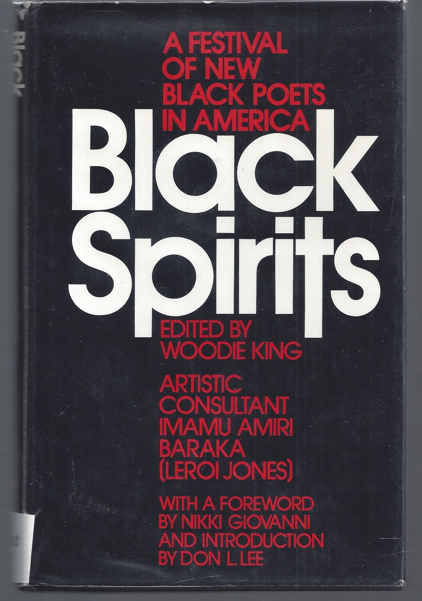 Blackspirits: A Festival of New Black Poets in America (Hardcover)