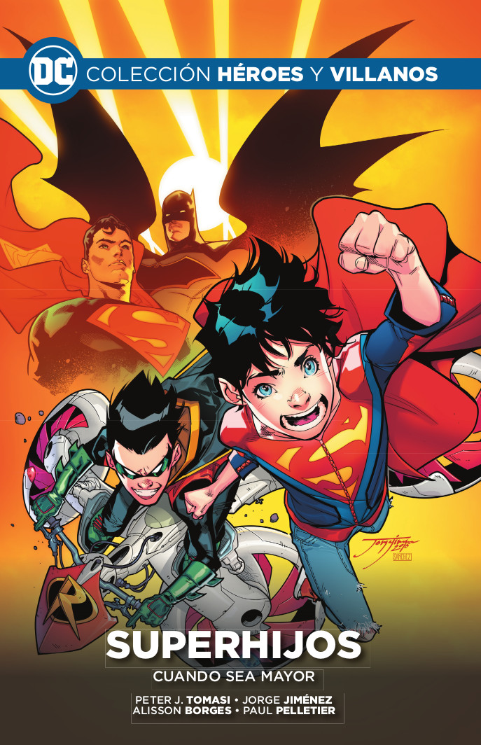 Portada de Superhijos: Cuando sea mayor, de Peter J. Tomasi
