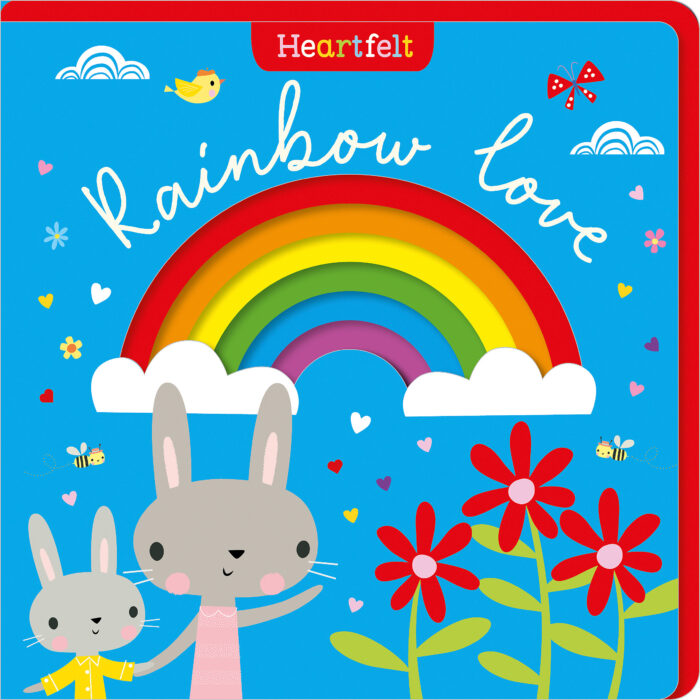 Heartfelt Rainbow Love (Board book)