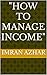 "How to Manage Income"