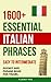 1600+ Essential Italian Phrases by Fluency Pro