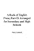 A Book of English Prose: Ar...