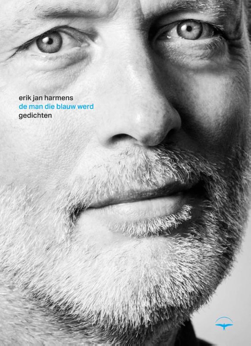 De man die blauw werd