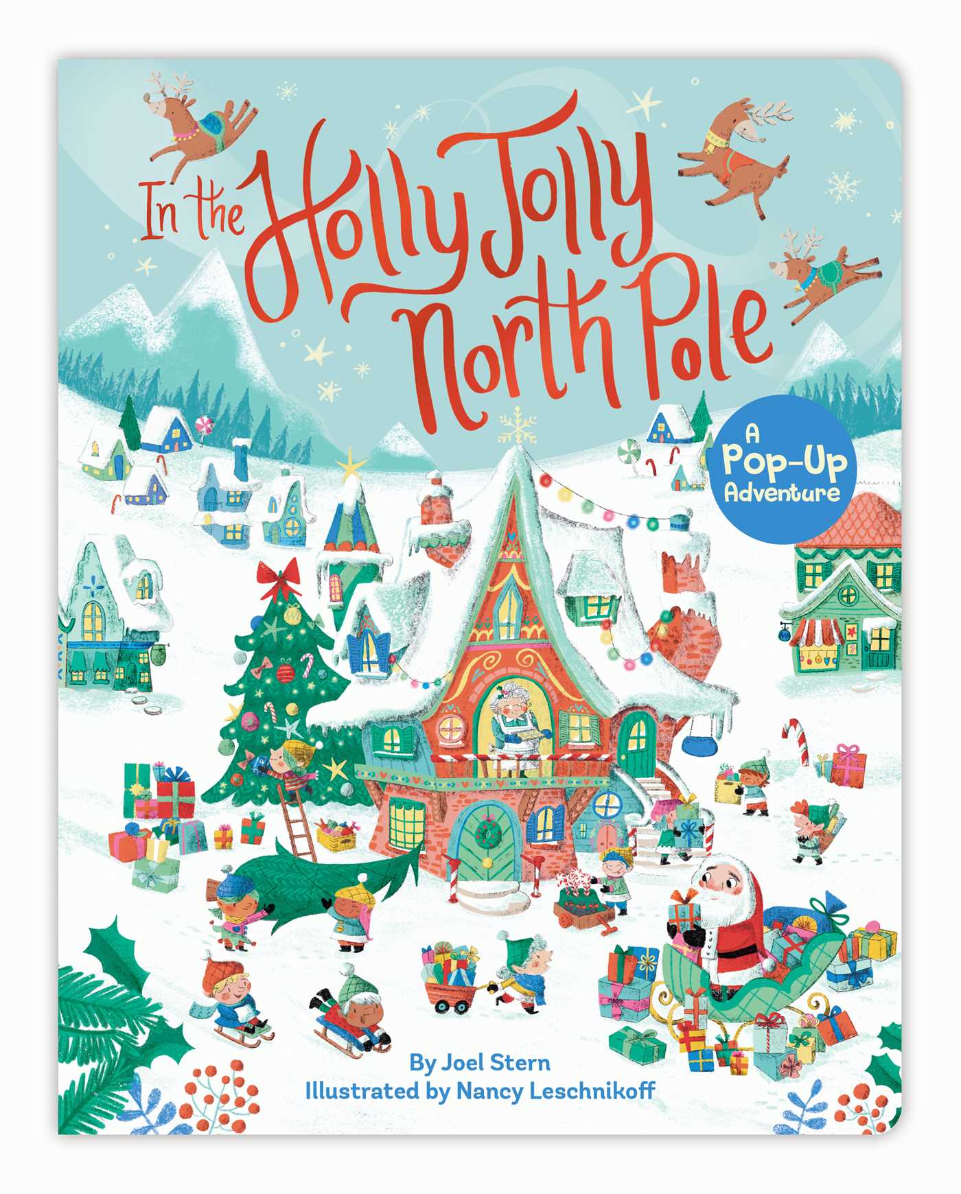 In the Holly Jolly North Pole: A Pop-Up Adventure (Board Book)