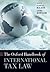 The Oxford Handbook of International Tax Law