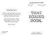 That Boring Book:...