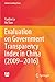 Evaluation on Government Transparency Index in China (2009—2016) (Understanding China)