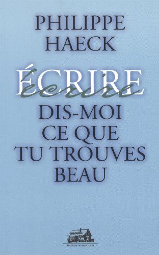 Dis Moi Ce Que Tu Trouves Beau (Paperback)