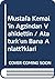 Mustafa Kemal'in Agzindan V...