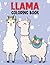 Llama Coloring Book: Incred...