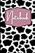 Notebook: Cute Cow Print Notebook