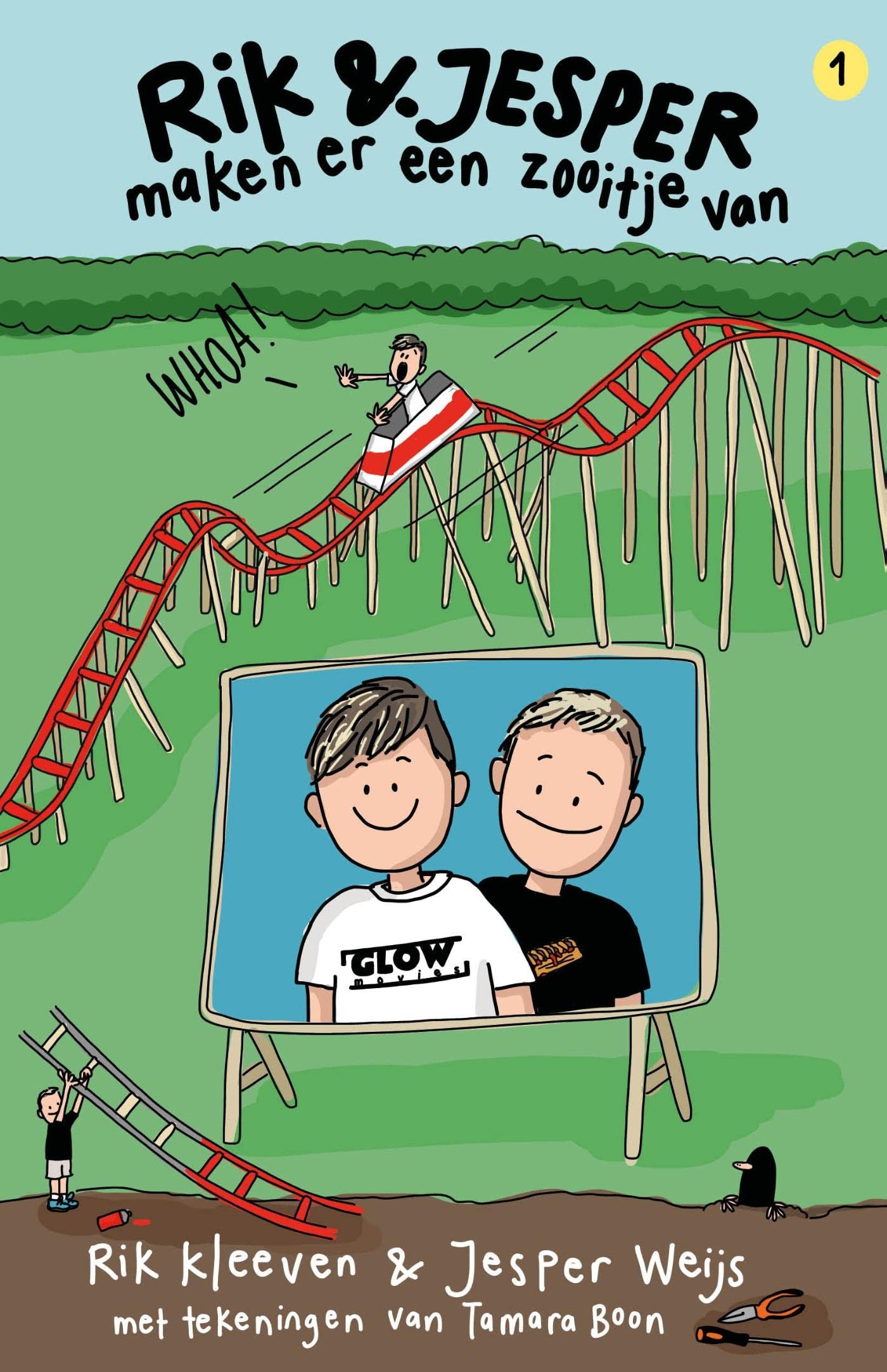Rik en Jesper maken er een zooitje van (Glowmovies, #1)