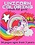 Unicorn coloring book for g...