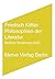 Philosophien der Literatur by Friedrich Kittler