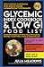 Glycemic Index Cookbook & Low Gi Food List, The Glycemic Guid... by Julia Meadows