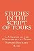 Studies in the Script of To...