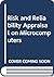 Risk and Reliability Appraisal on Microcomputers