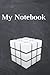 My Notebook: Styled Black F...