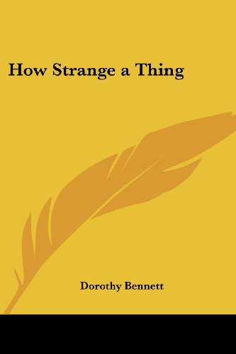 How Strange a Thing (Paperback)