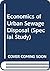 The Economics of Urban Sewage Disposal. by Paul B. Downing