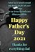 Happy Father's day: Happy dad