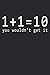 1+1=10: 1+1=10 binary code ...