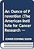 An Ounce of Prevention: Spring Volume (AICR Cookbook Series)