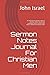 Sermon Notes Journal For Christian Men by John Israel