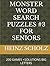 MONSTER WORD SEARCH PUZZLES #3 FOR SENIORS by Heinz  Scholz