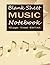 Blank sheet music notebook:...