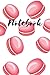 Macaroon Pattern Notebook -...