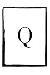 Q Notebook: Simple Q initial notebook, 100 lined pages Q Notebook: Simple Q initial notebook, 100 lined pages