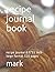 rcipe journal book: recipe ...