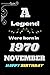 A legend were born in 1970 ...