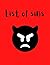List of sins