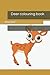 Deer colouring book