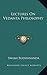 Lectures On Vedanta Philosophy