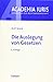 Die Auslegung von Gesetzen by Rolf Wank