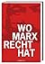Wo Marx Recht hat