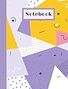 Notebook: Geometric School Notebook/Journal Size (8.5 x 11 inches) 130 Pages College Ruled