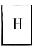 H Notebook: Simple H initial notebook, 100 lined pages