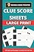 Clue Score Sheets: Clue Car...