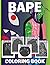 Bape Dots Diagonals Waves Swirls Lines Coloring Book by Elliott Andrews