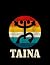 Taina Coqui Symbol Vintage Puerto Rico Taino Boricua Boriken Notebook Journal pages